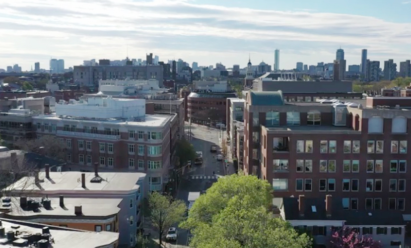 Aerial View of Buildings